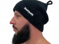 Шапка вязаная для бани и сауны ручной работы прямая изображние № 2