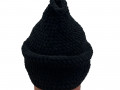 Шапка вязаная для бани и сауны ручной работы прямая изображние № 3